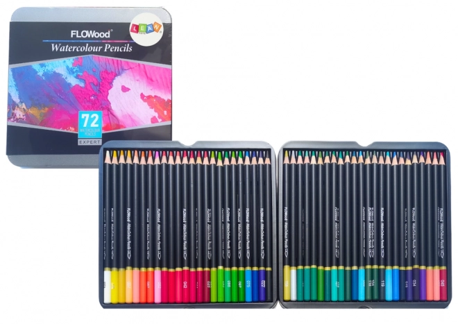 Set mit 72 Aquarellstiften