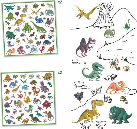 Dinosaurier-Aufkleber