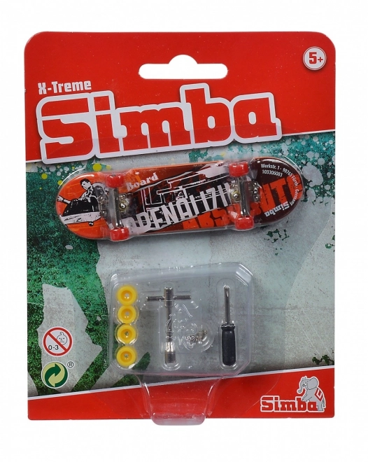 Finger-Skateboard mit Zubehör