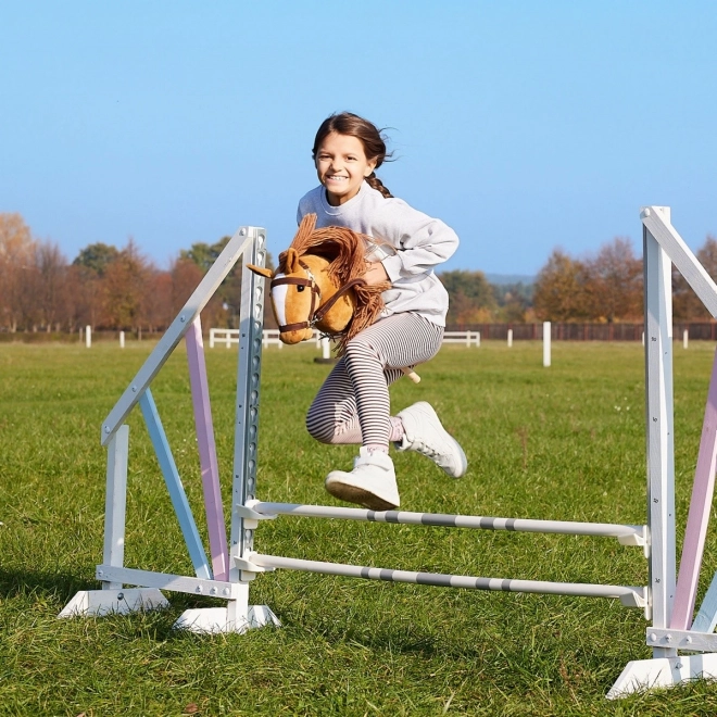 Holzpferd auf Stab Hobby Horse HOPPIHORSE Kastanienbraun