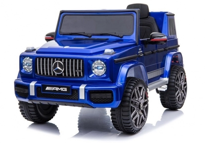 Mercedes G63 AMG Kinder Elektroauto Blau Lackiert