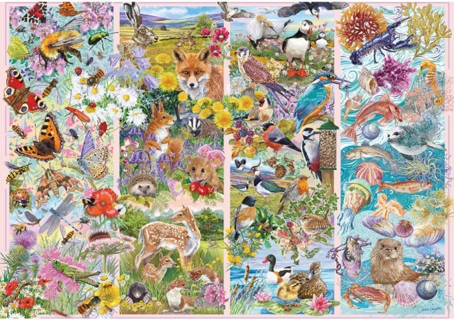 Puzzle Neugierige Kreaturen 500 Teile