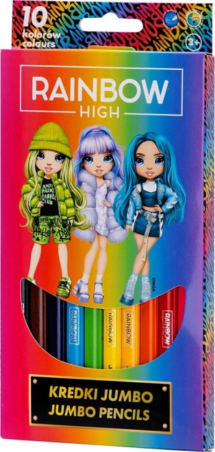 ASTRA Pastellstifte Rainbow High JUMBO 10er Pack