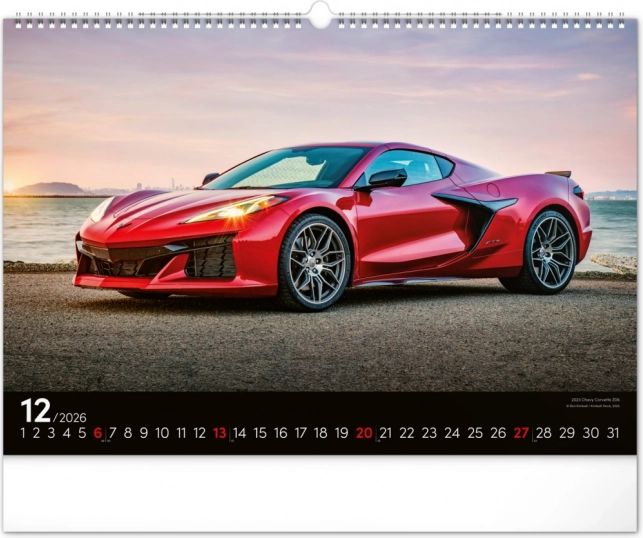 Wandkalender Schnelle Autos 2026