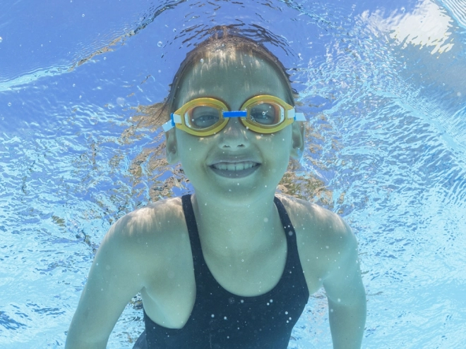 Aqua Burst Schwimmbrille für Kinder – orange