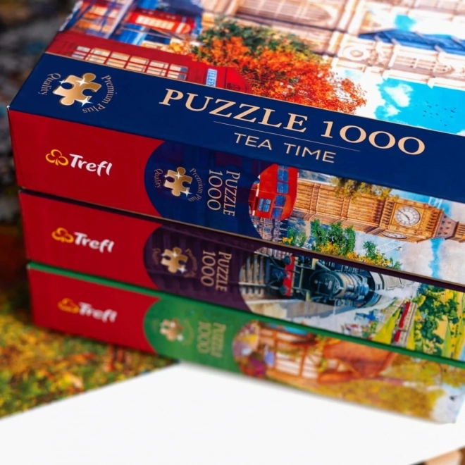 Premium Plus Puzzle 1000 Teile - Tea Time Kommende Probleme