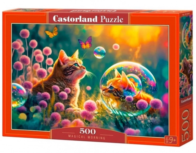 Puzzle 500 Teile Magical Morning Katzen