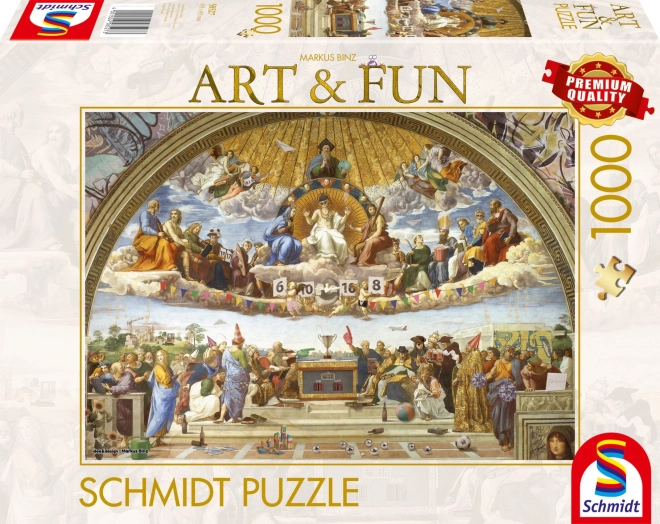 Puzzle Schmidt Art&Fun Disputatio über das Altarsakrament 1000 Teile