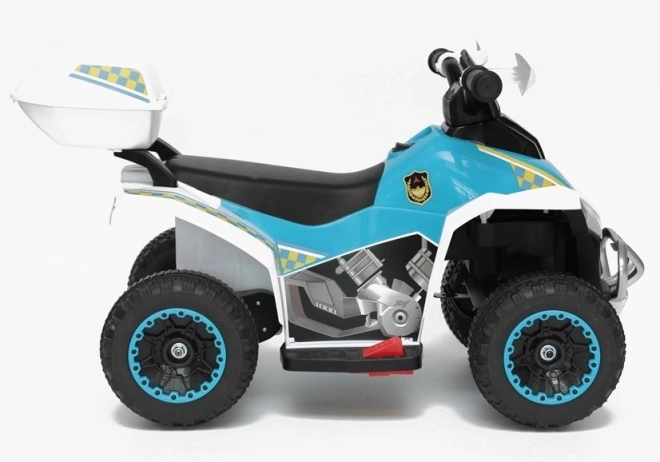 Aufladbares Quad GTS1188-A Polizei Weiß