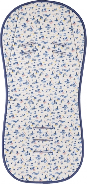 Atmungsaktive Kinderwagen-Einlage Breeze, Sailor Blue