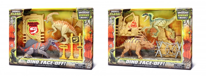 Primal Clash! Dinosaurier-Kampfset 17 cm