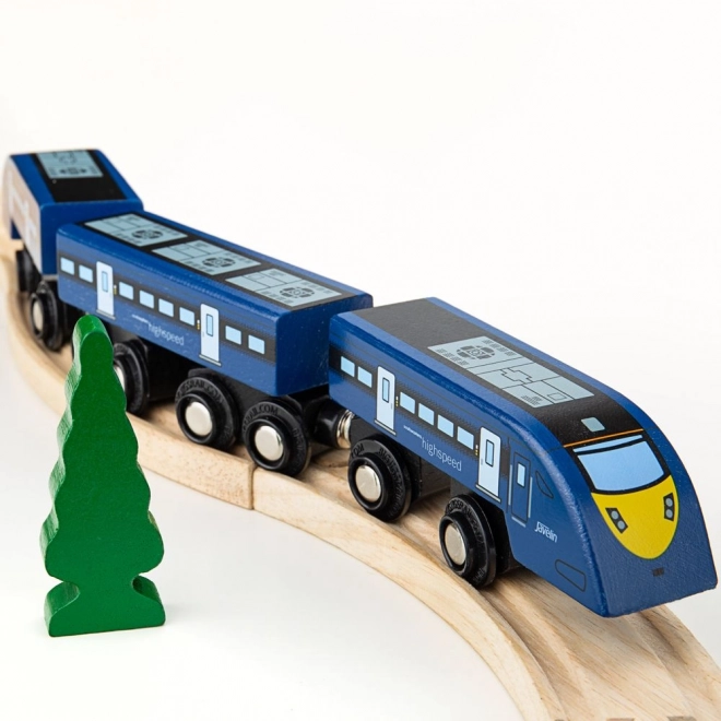 Highspeed-Zug aus Holz von Bigjigs Rail