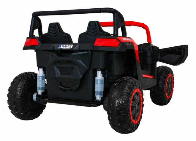Buggy ATV Racing pro 2 Kinder + Antrieb 4x4 + Fernsteuerung + langsamer Start + MP3 LED – Rot
