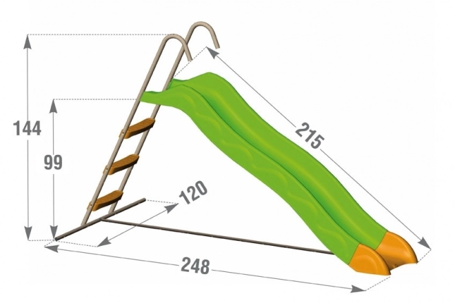 Rutsche Toboggans 210 cm