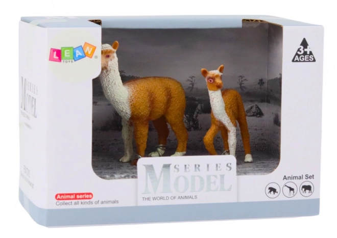 Lama Figuren Set - Mutter und Jungtier