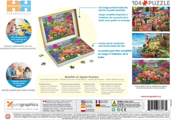 Puzzle Kaninchengarten 104 Teile