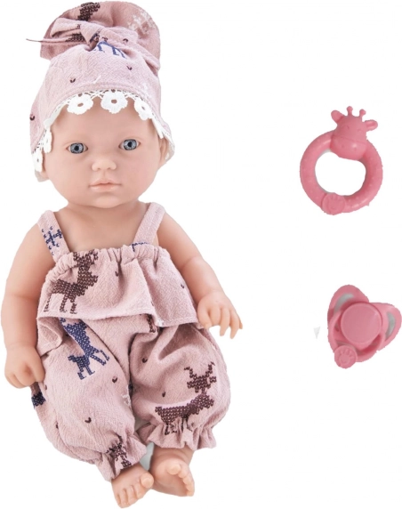 Babypuppe 25 cm mit Zubehör