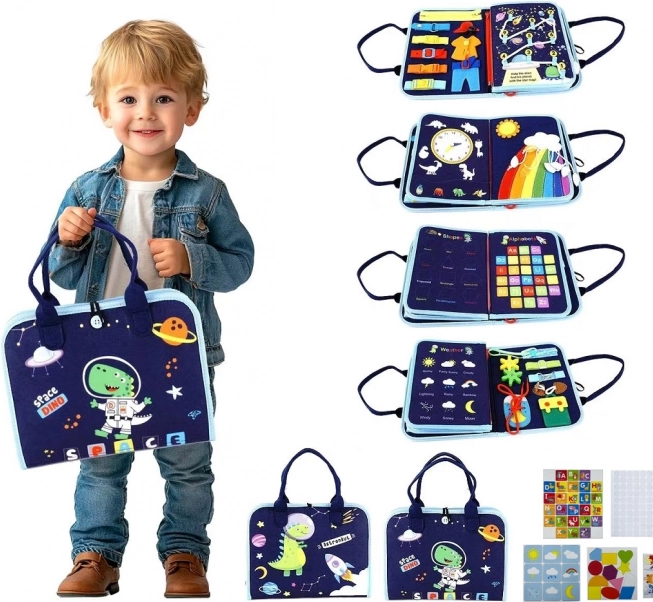 Sensorisches Busy-Buch Weltraum 2Kids Toys