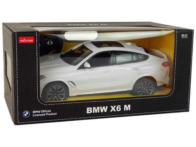 Ferngesteuertes Auto BMW X6 M im Maßstab 1:14 Weiß