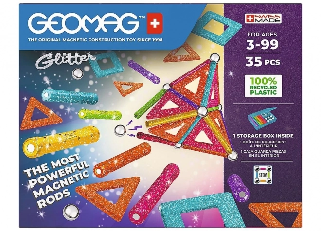 Geomag Glitter Bausteinset