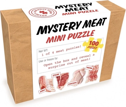 Mini Puzzle Überraschung Fleisch 100 Teile