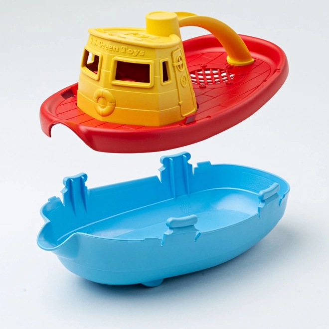 Grüne Toys Boot Gelb