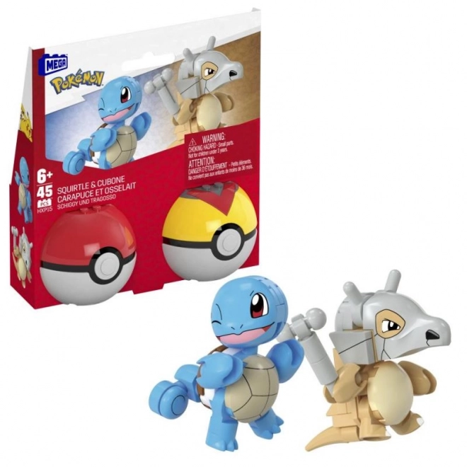 Mega Pokemon Baukasten Squirtle und Cubone