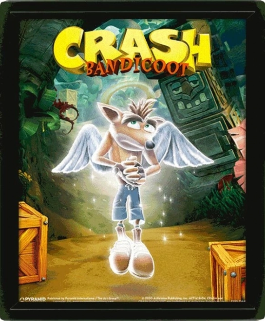 3D-Bild von Crash - Game Over