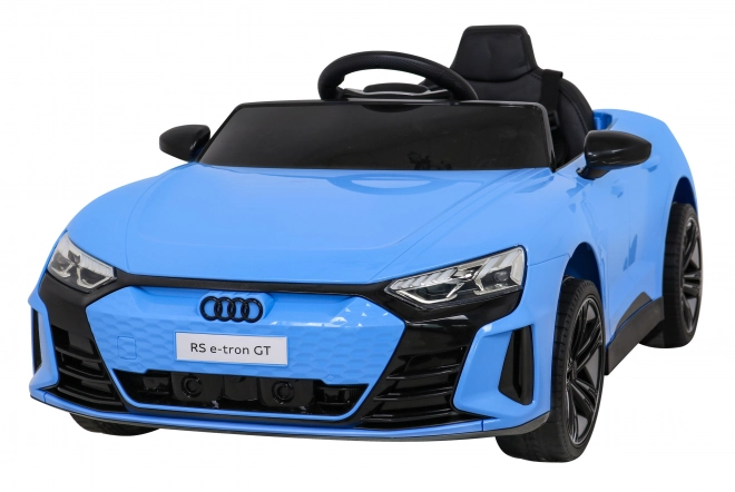 Audi RS E-Tron GT elektrisches Kinderauto mit Fernbedienung und 4x4 Antrieb – Blau