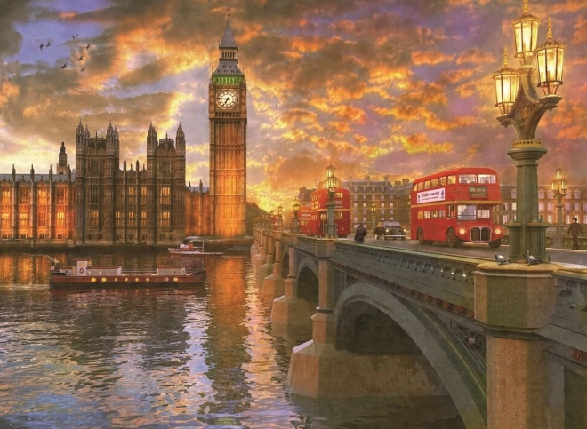 Puzzle Dämmerung über Westminster 1000 Teile