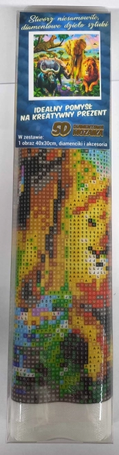 Norimpex Diamantmalerei Tierreich 30x40cm