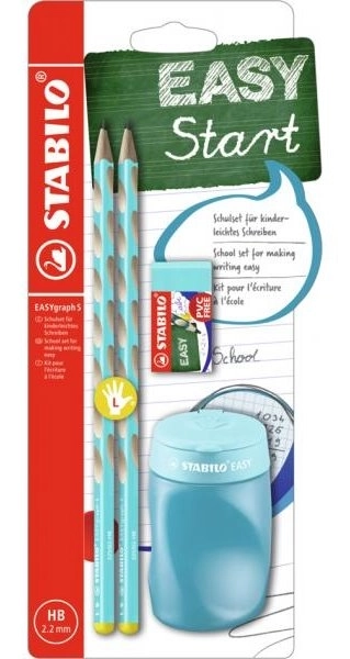 Stabilo EASYgraph Schulset für Linkshänder Blau