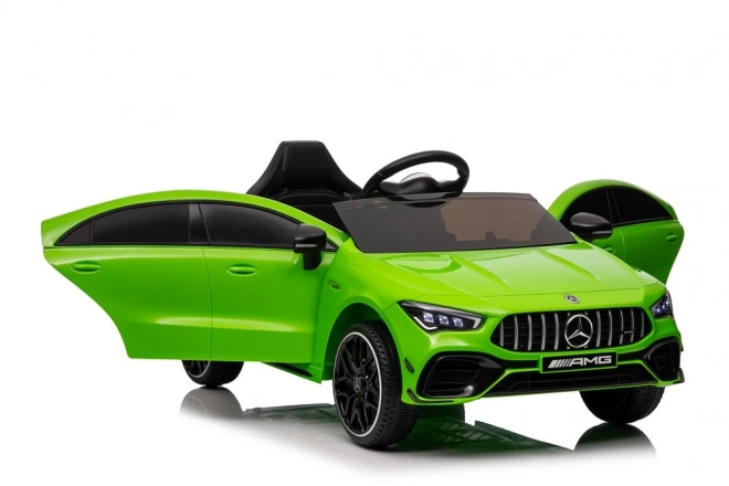 Elektrisches Kinderauto Mercedes CLA 45s AMG grün 4x4