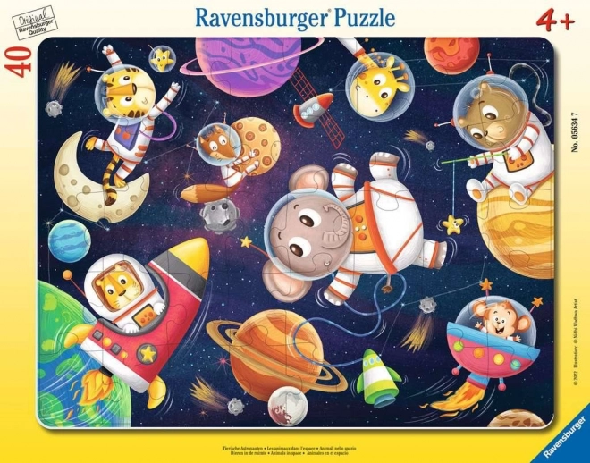 Ravensburger Puzzle Tiere im Weltraum 40 Teile