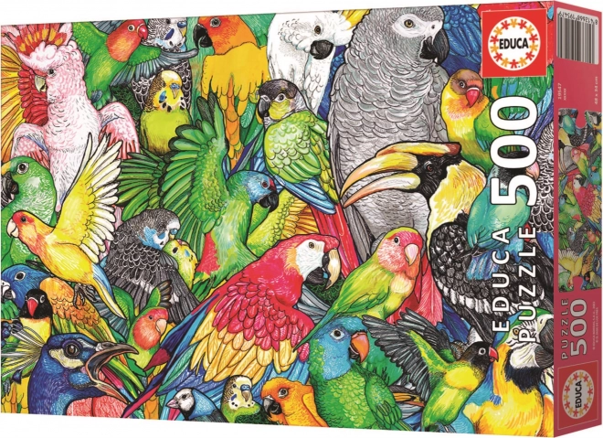 Papageien Puzzle 500 Teile