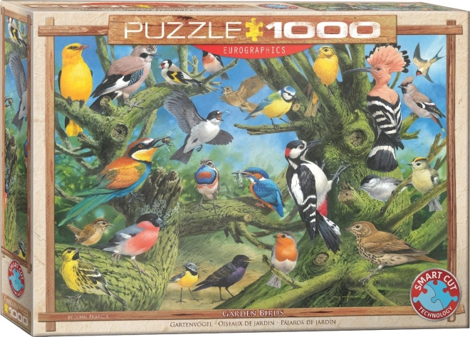 Eurographics Puzzle Vögel im Garten 1000 Teile