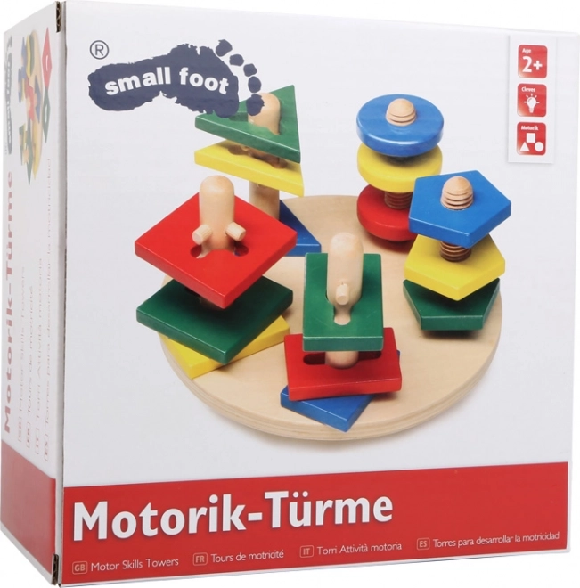 Small Foot Motorik-Labyrinth Geometrische Formen 3D Motorikturm