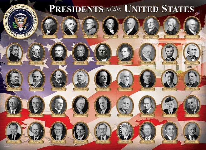 Puzzle Präsidenten der Vereinigten Staaten von Amerika 1000 Teile