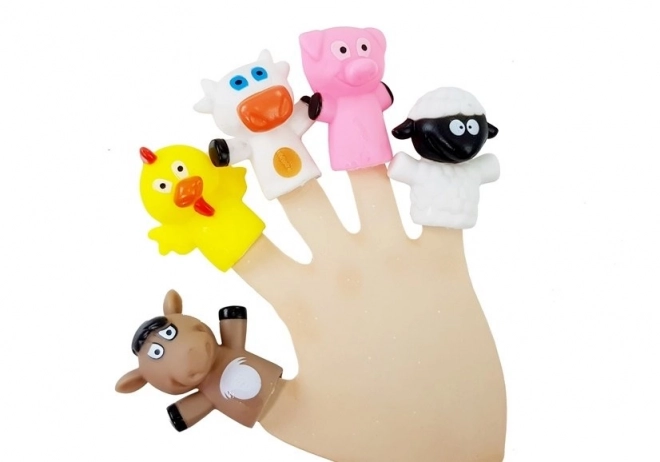 Gumifingertiere Heimtiere Puppenset