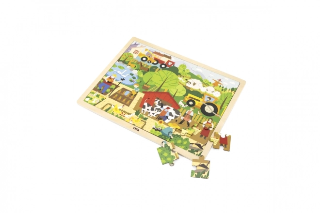 Holzpuzzle Bauernhof 48 Teile