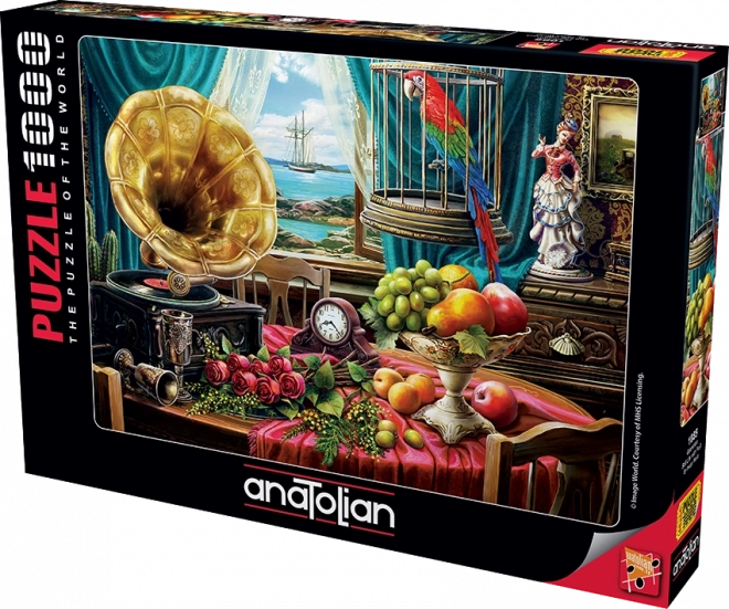 Anatolian puzzle stillleben mit obst und grammophon 1000 teile