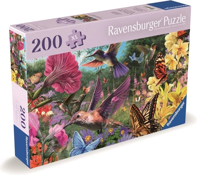 Ravensburger Puzzle Welt der Kolibris und Schmetterlinge 200 Teile