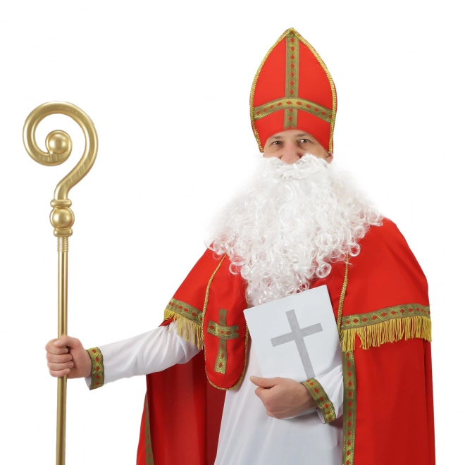 Exklusiv Kostüm Sankt Nikolaus für Erwachsene