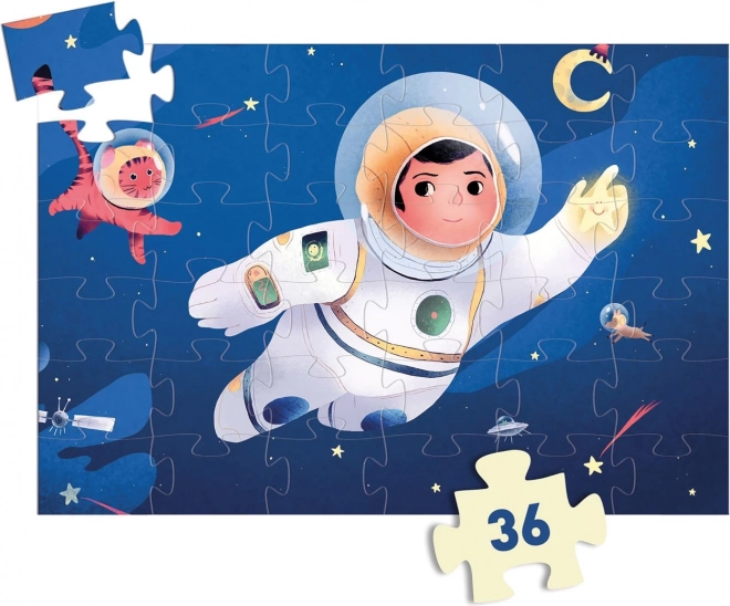Puzzle Astronaut auf dem Mond 36 Teile