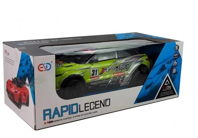 Ferngesteuertes Sportauto 1:10 Grün
