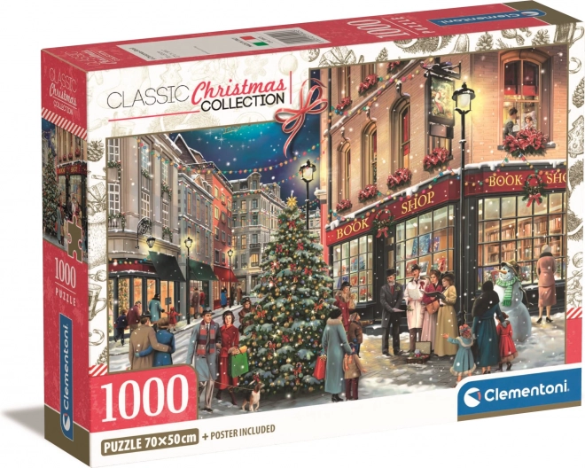 Puzzle Weihnachtsspaziergang 1000 Teile Clementoni