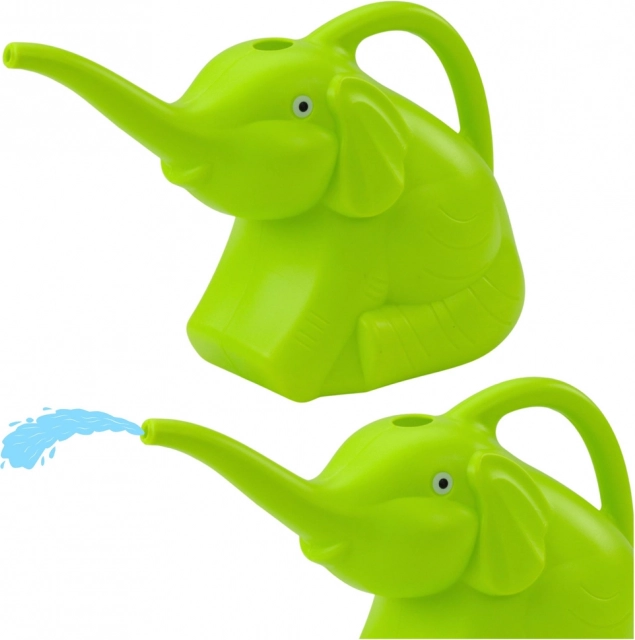 Kinder Plastikgießkanne Elefant Grün