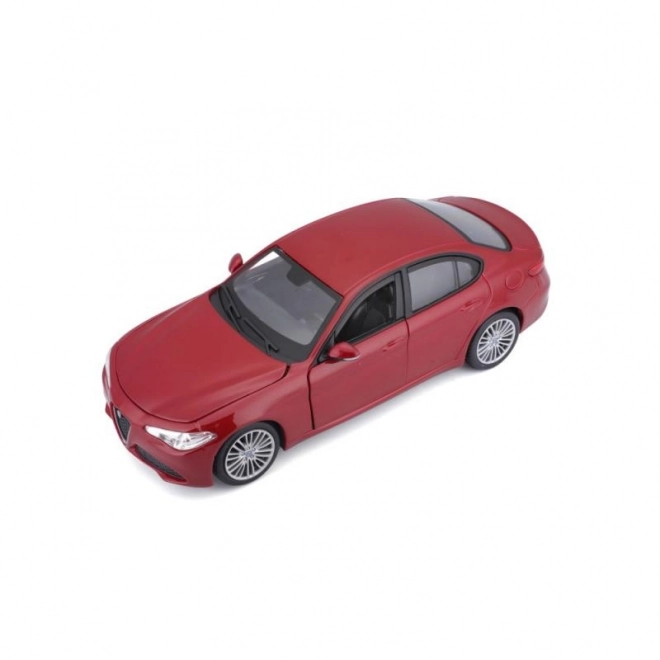 Alfa Romeo Giulia Modellauto Rot Metallic im Maßstab 1:24