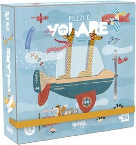 Puzzle Fliegen 36 Stk.
