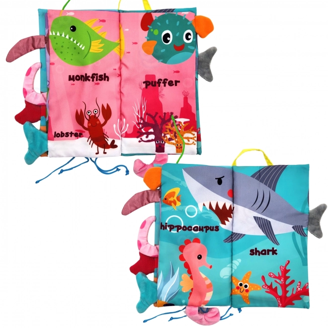 Woopie Baby Meereslebewesen Stoffbuch mit Schwänzen